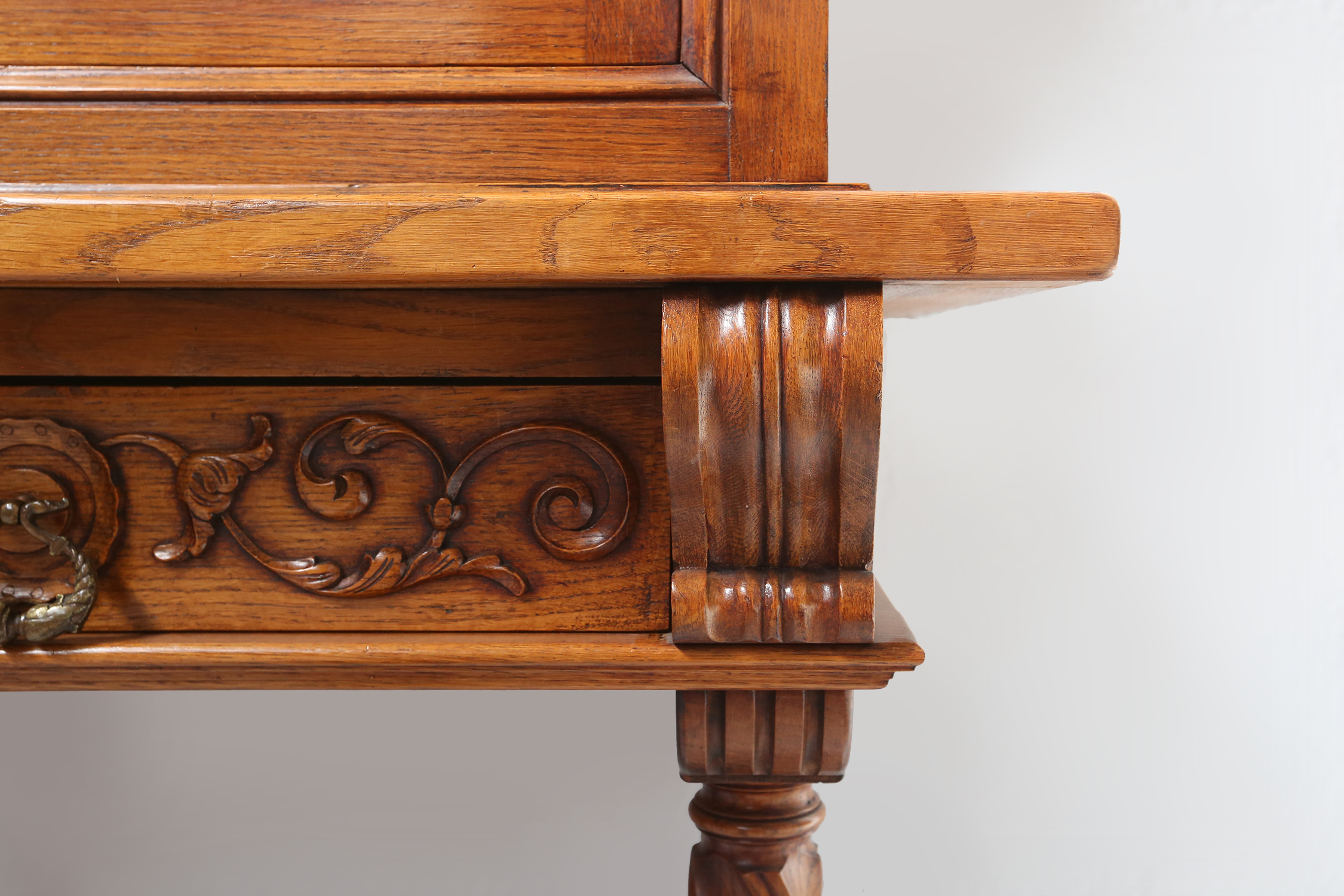 20th century baroque style carved sideboard, Spain thumbnail